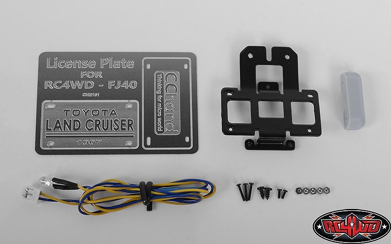 �ڼ���о��ʡ�RC4WD Rear License Plate System for RC4WD G2 Cruiser (w/LED) RC4WD G2���롼�����ѥꥢ�ʥ�С��ץ졼�ȥ����ƥ��LED�դ��� ���֡�VVV-C0465