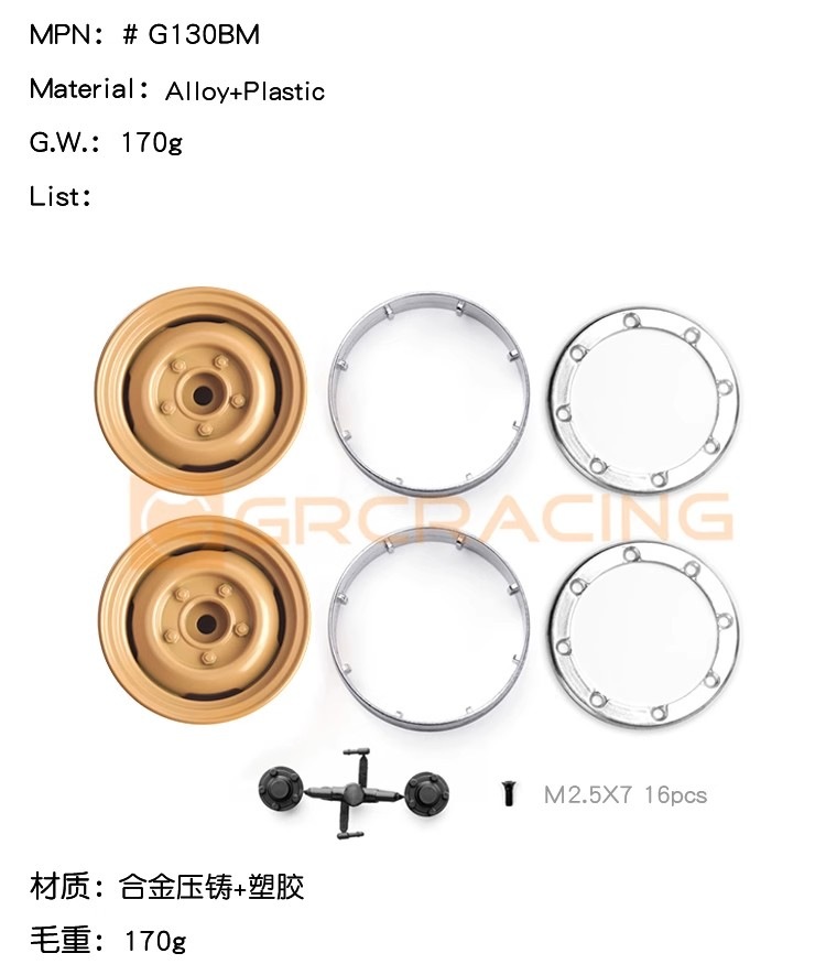 �ں߸�¨Ǽ�� GRC�����������顼RC�ۥ����륻�åȡ�1.9�������AXIAL��SCX10��TRX6TRX4�ѡ�1���å�4�ܡ�(����G0130BM)��