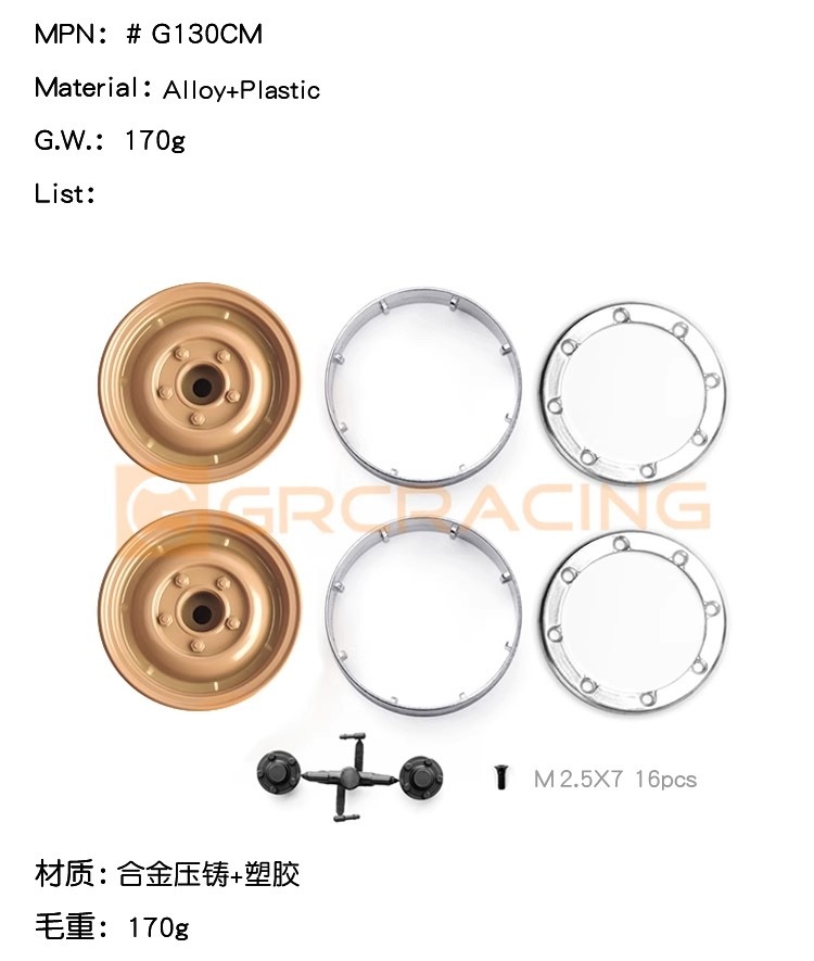 �ں߸�¨Ǽ�� GRC�����������顼RC�ۥ����륻�åȡ�1.9�������AXIAL��SCX10��TRX6TRX4�ѡ�1���å�4�ܡ�(����G0130CM)��