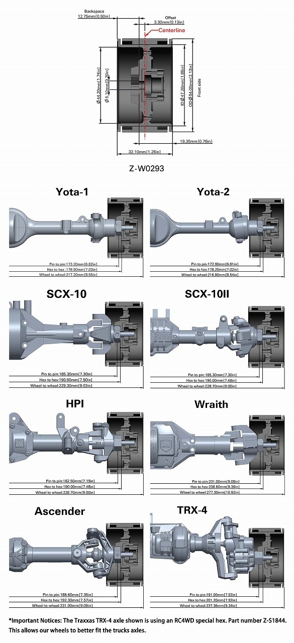 �ں߸�¨Ǽ�� RC4WD �֥�å��饤�Υ�����꡼ ���󥿡��ʥ�ӡ��ɥ��å� �ǥ����ץǥ��å��� 1.9������ۥ�����RC4WD Black Rhino Armory Internal Beadlock Deep Dish 1.9" Wheels�����֡�Z-W0293