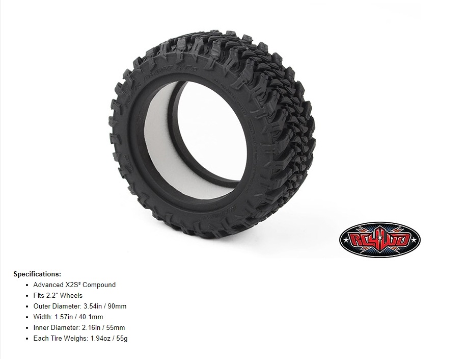ڼоʡۥ륿   RC4WD Atturo Trail Blade 2.2" MTS Scale Tires֡Z-T00172ܡ
