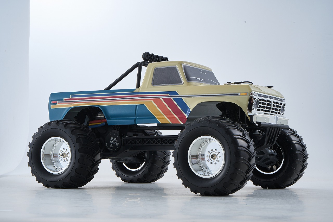 �ڼ���о��ʡ�FMS 1:10 Ford F-100 Monster Truck Brushless RS��RTR���åȡ����֡�FMS11023RSBG-BL�ʽ��Ŵ�ȥХåƥ꡼�դ��ޤ����