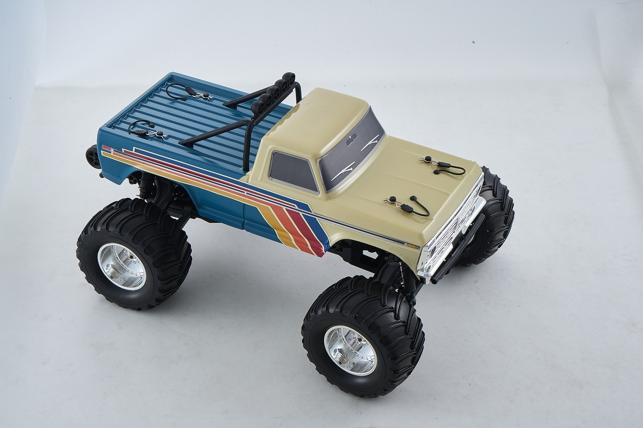 �ڼ���о��ʡ�FMS 1:10 Ford F-100 Monster Truck Brushless RS��RTR���åȡ����֡�FMS11023RSBG-BL�ʽ��Ŵ�ȥХåƥ꡼�դ��ޤ����