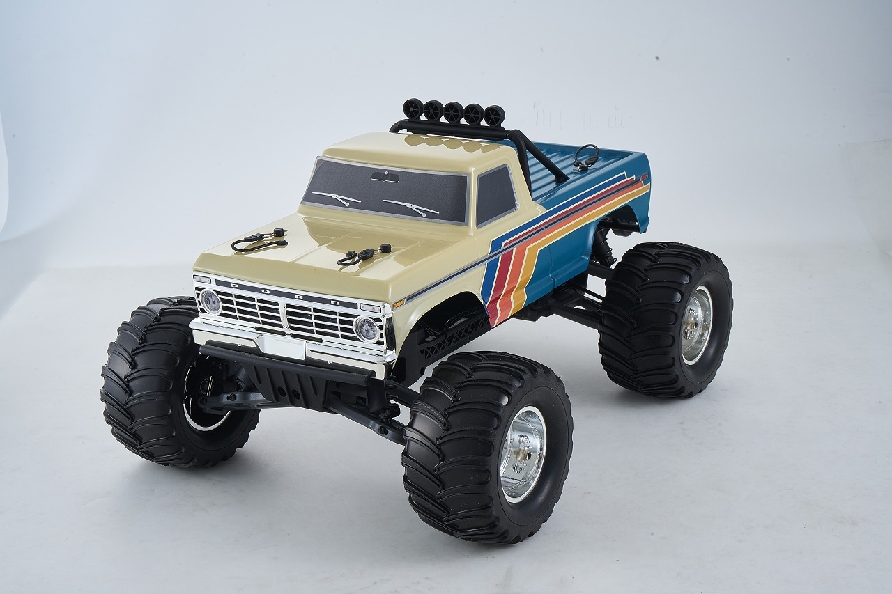 �ڼ���о��ʡ�FMS 1:10 Ford F-100 Monster Truck Brushless RS��RTR���åȡ����֡�FMS11023RSBG-BL�ʽ��Ŵ�ȥХåƥ꡼�դ��ޤ����