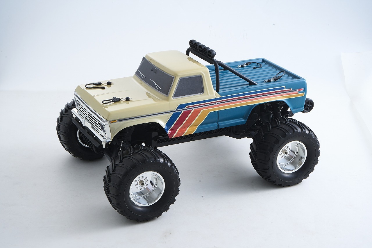 �ڼ���о��ʡ�FMS 1:10 Ford F-100 Monster Truck Brushless RS��RTR���åȡ����֡�FMS11023RSBG-BL�ʽ��Ŵ�ȥХåƥ꡼�դ��ޤ����