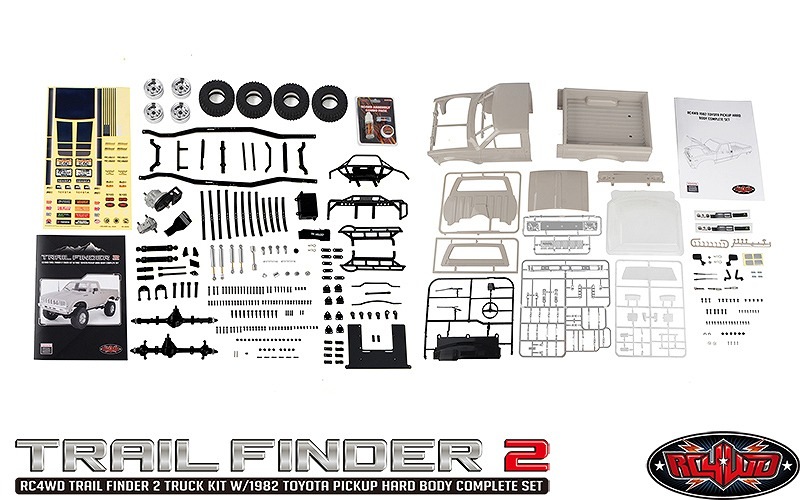 �ں߸�¨Ǽ�ۡ�RC4WD Trail Finder 2 Truck Kit w/1982 Toyota Pickup Hard Body Complete Set��/�ȥ쥤��ե�������� 2 �ȥ�å����å� 1982 �ȥ西 �ԥå����å� �ϡ��ɥܥǥ� ����ץ꡼�ȥ��å��դ�/�����֡�Z-K0070