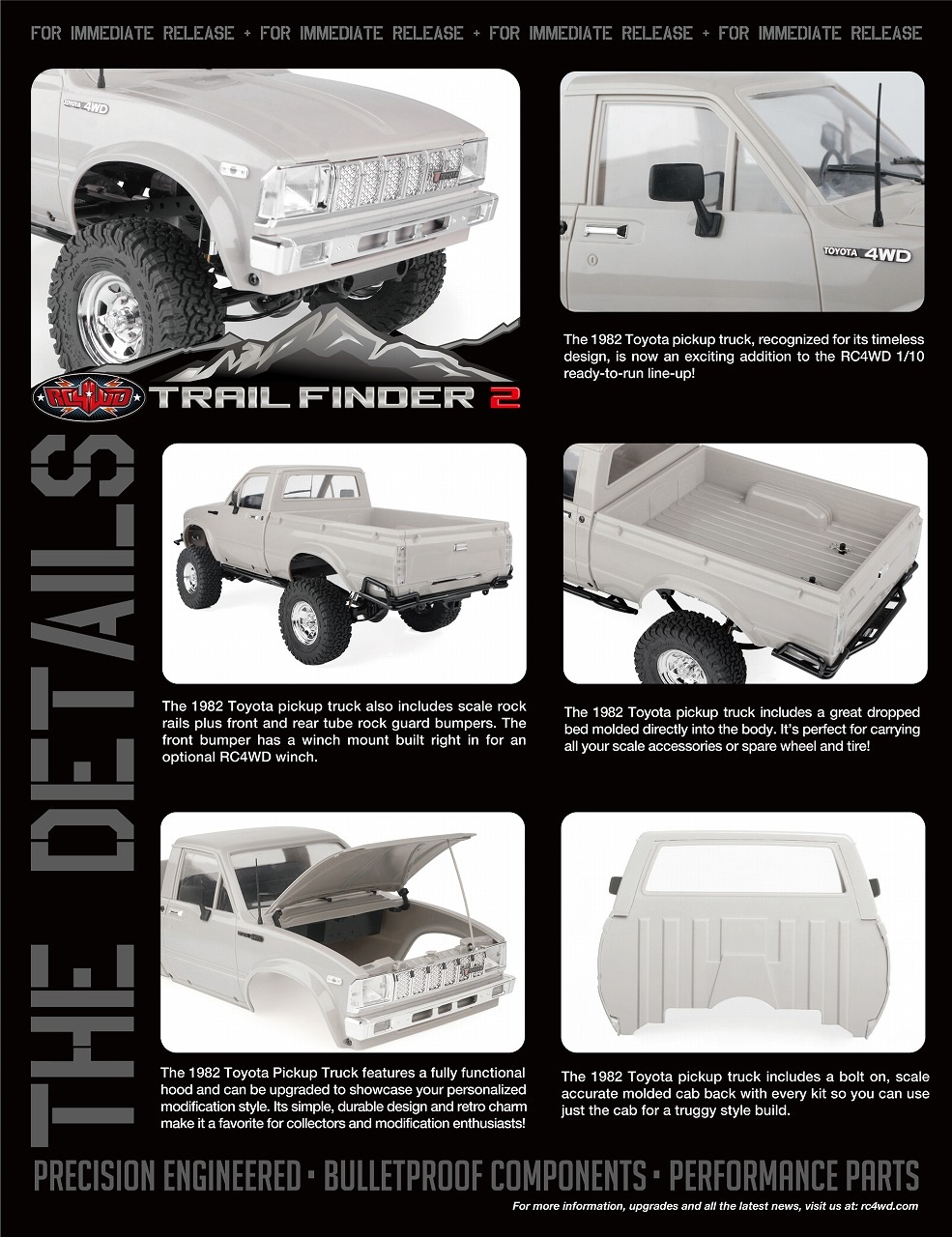 �ں߸�¨Ǽ�ۡ�RC4WD Trail Finder 2 Truck Kit w/1982 Toyota Pickup Hard Body Complete Set��/�ȥ쥤��ե�������� 2 �ȥ�å����å� 1982 �ȥ西 �ԥå����å� �ϡ��ɥܥǥ� ����ץ꡼�ȥ��å��դ�/�����֡�Z-K0070