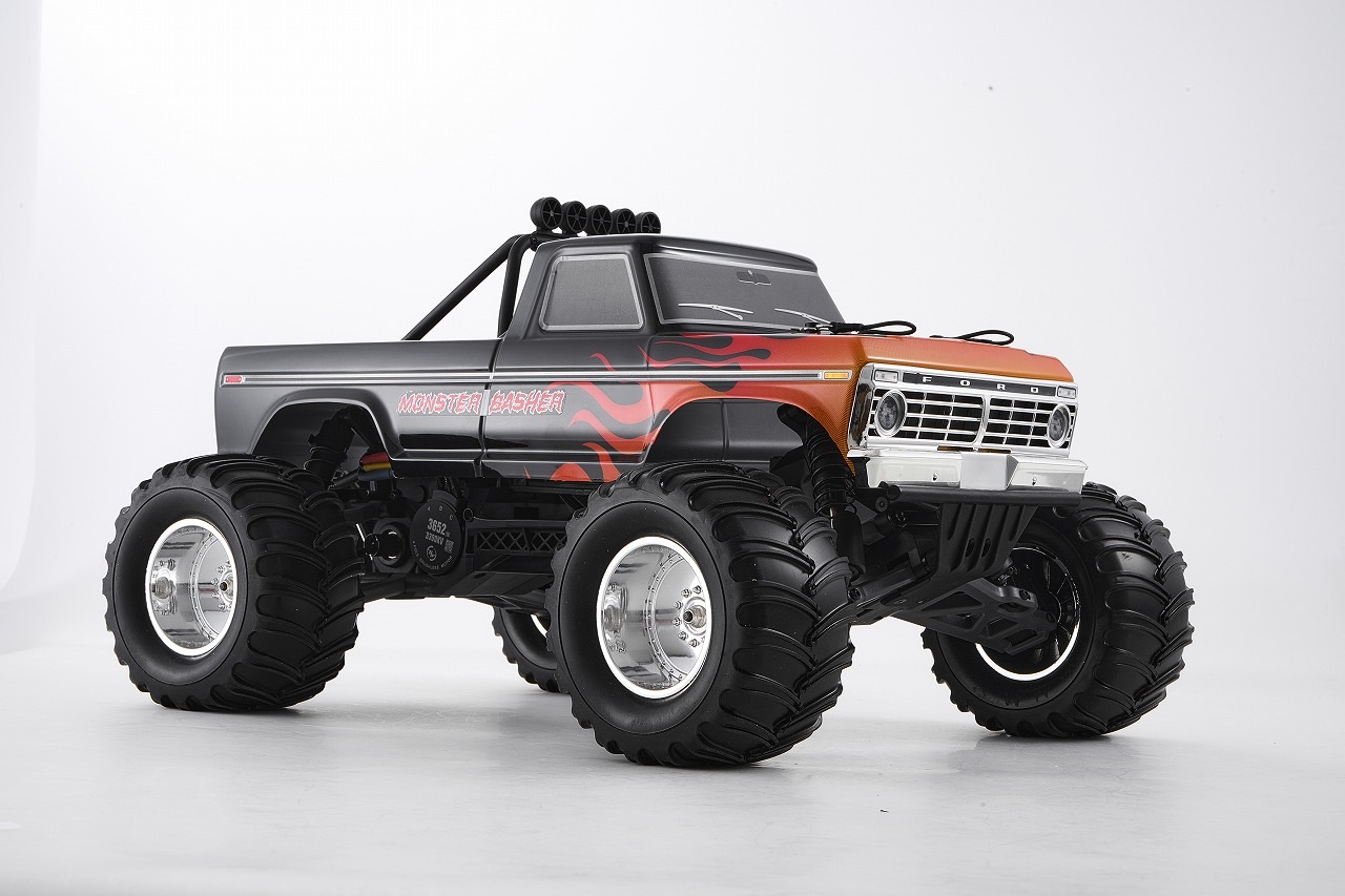 �ڼ���о��ʡ�FMS 1:10 Ford F-100 Monster Truck Brushless RS��RTR���åȡ����֡�FMS11023RSBK-BL�ʽ��Ŵ�ȥХåƥ꡼�դ��ޤ����