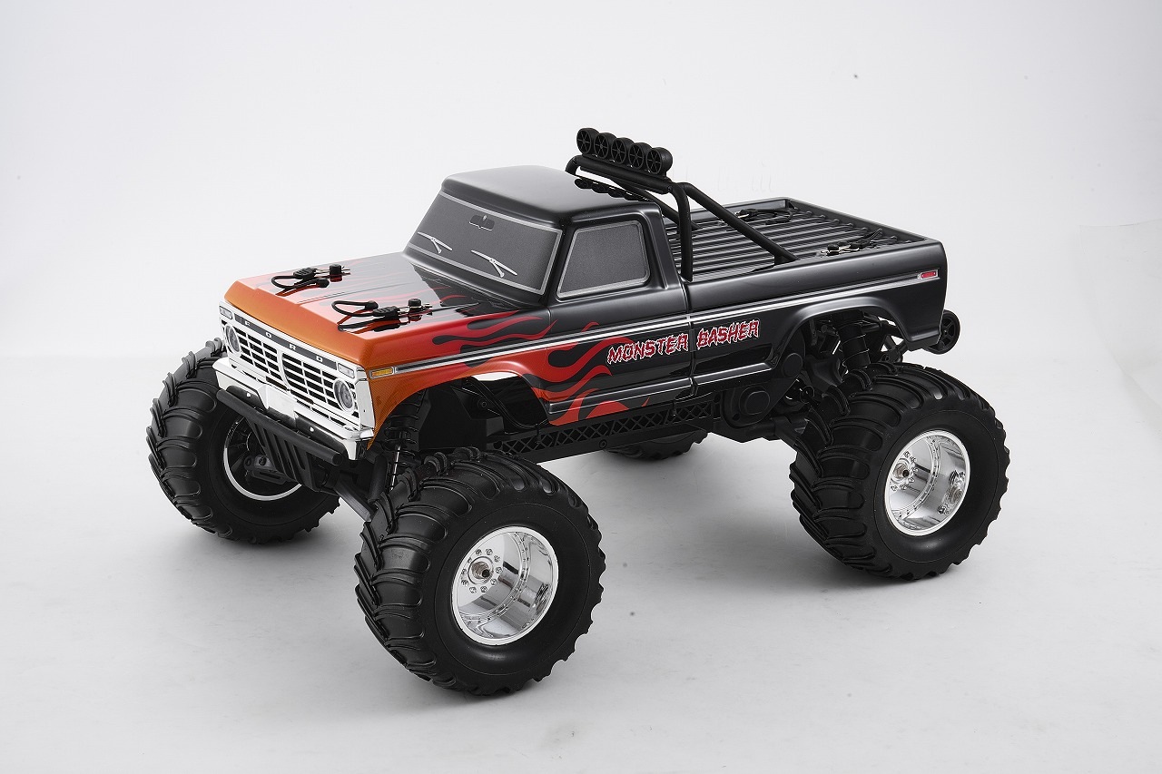 �ڼ���о��ʡ�FMS 1:10 Ford F-100 Monster Truck Brushless RS��RTR���åȡ����֡�FMS11023RSBK-BL�ʽ��Ŵ�ȥХåƥ꡼�դ���
