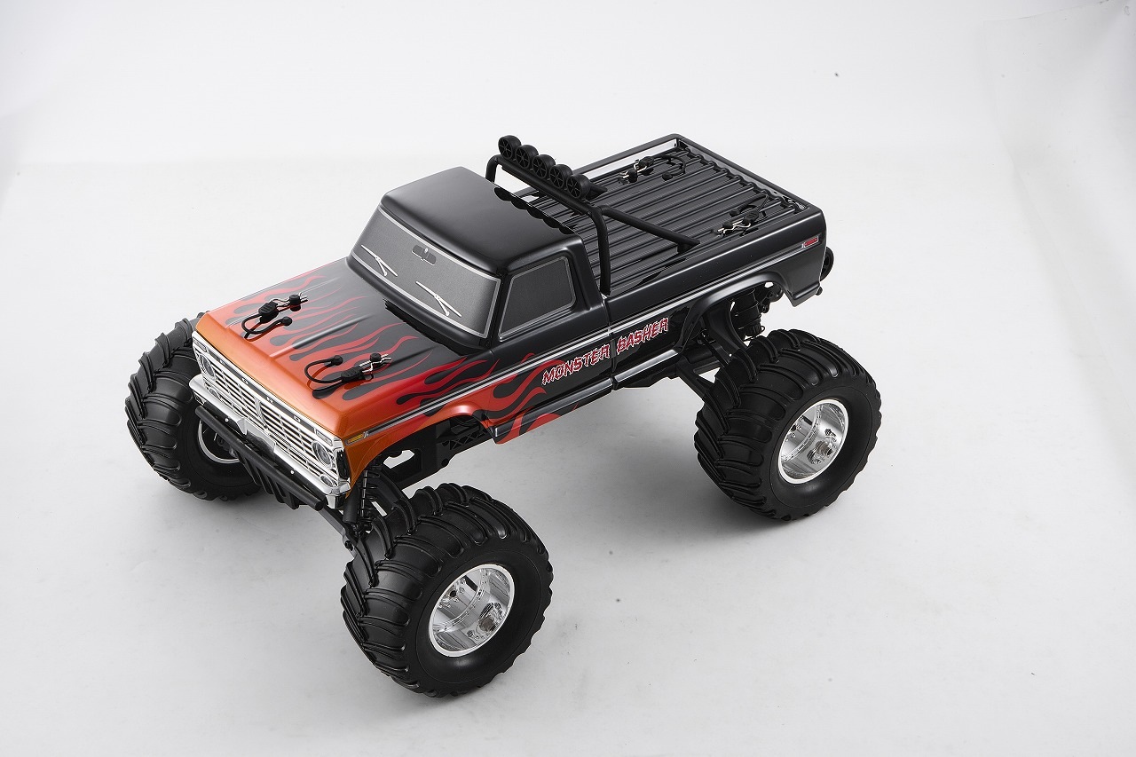 �ڼ���о��ʡ�FMS 1:10 Ford F-100 Monster Truck Brushless RS��RTR���åȡ����֡�FMS11023RSBK-BL�ʽ��Ŵ�ȥХåƥ꡼�դ���
