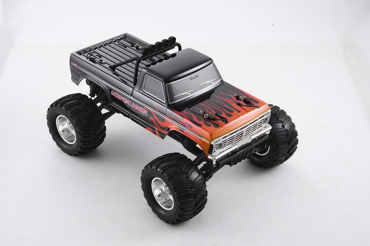 �ڼ���о��ʡ�FMS 1:10 Ford F-100 Monster Truck Brushless RS��RTR���åȡ����֡�FMS11023RSBK-BL�ʽ��Ŵ�ȥХåƥ꡼�դ���