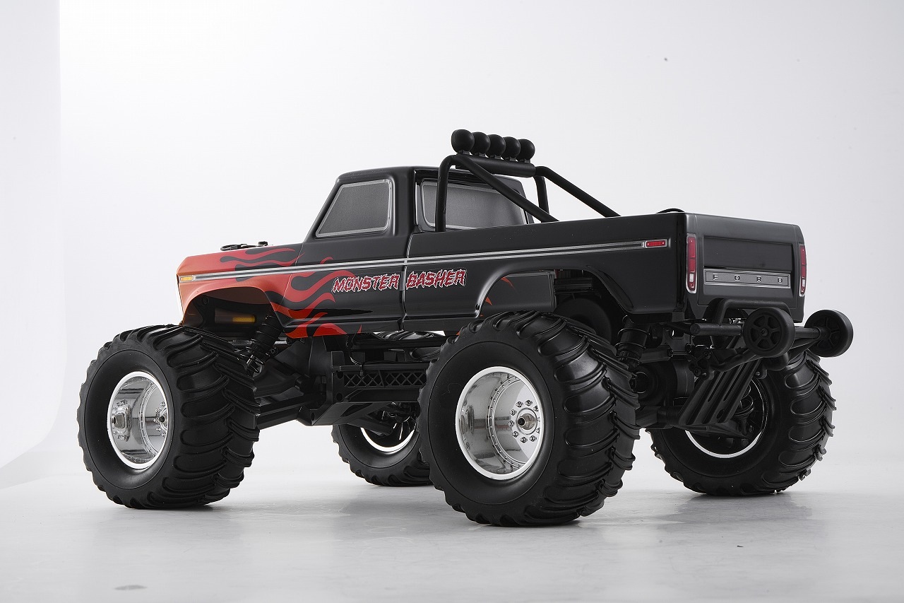 �ڼ���о��ʡ�FMS 1:10 Ford F-100 Monster Truck Brushless RS��RTR���åȡ����֡�FMS11023RSBK-BL�ʽ��Ŵ�ȥХåƥ꡼�դ���