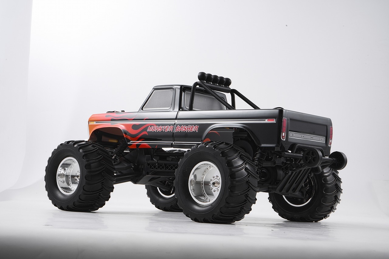 �ڼ���о��ʡ�FMS 1:10 Ford F-100 Monster Truck Brushless RS��RTR���åȡ����֡�FMS11023RSBK-BL�ʽ��Ŵ�ȥХåƥ꡼�դ���