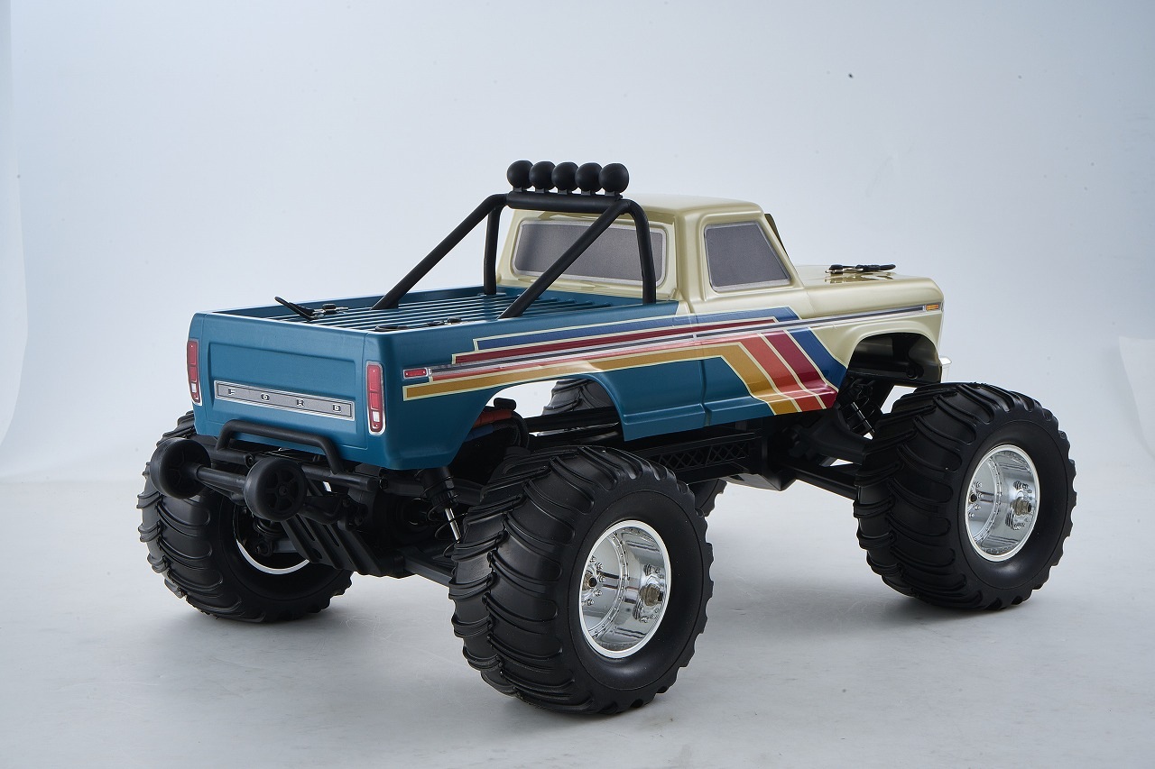 �ڼ���о��ʡ�FMS 1:10 Ford F-100 Monster Truck Brushless RS��RTR���åȡ����֡�FMS11023RSBG-BL�ʽ��Ŵ�ȥХåƥ꡼�դ���