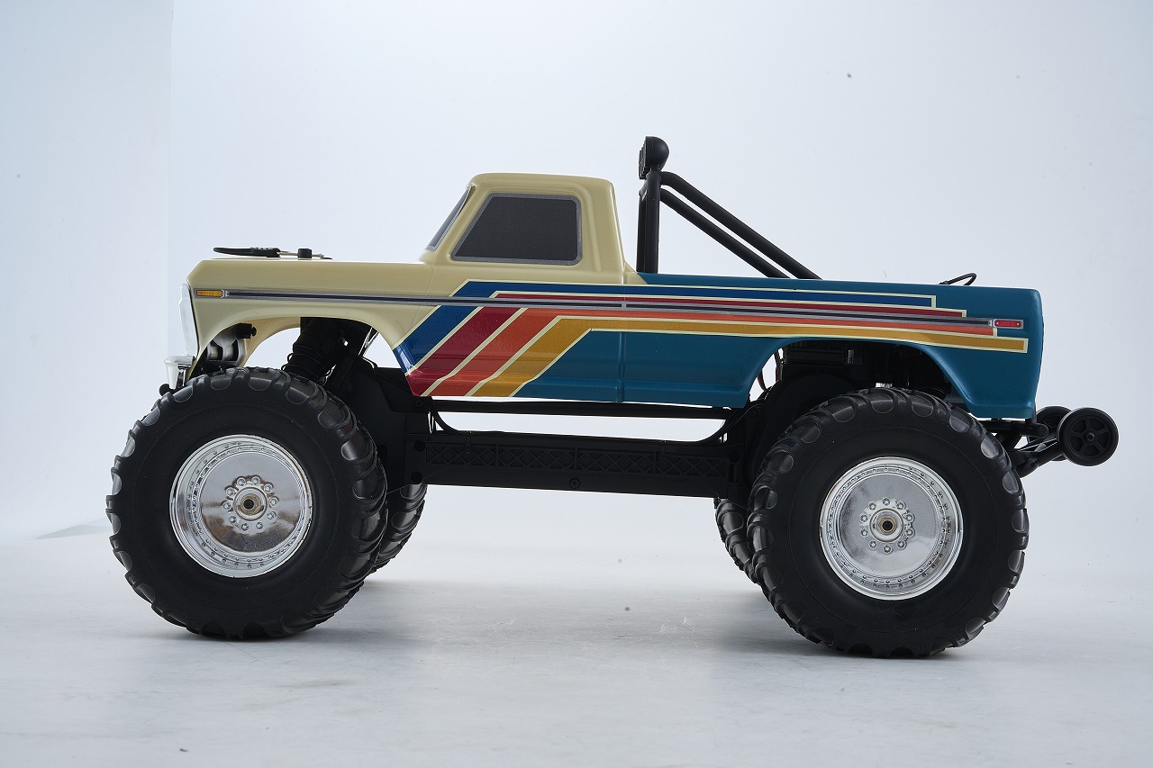 �ڼ���о��ʡ�FMS 1:10 Ford F-100 Monster Truck Brushless RS��RTR���åȡ����֡�FMS11023RSBG-BL�ʽ��Ŵ�ȥХåƥ꡼�դ���