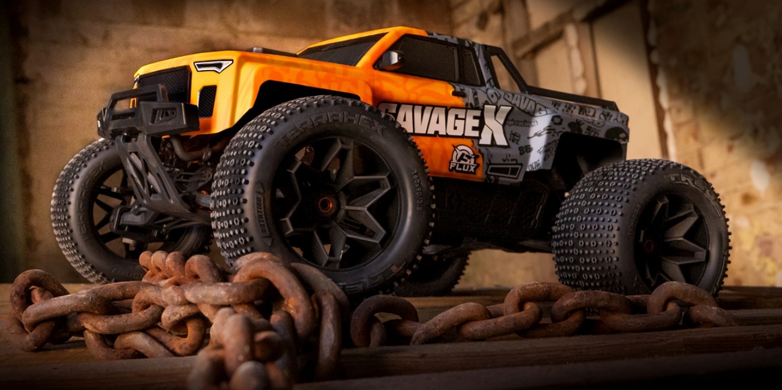 �ڼ���о��ʡ� �������ԡ�������HPI��RACING����hpi-racing�ۡ� Savage X Flux V2 GT-6�� ���١��� X  FLUX V2 1/8th 4WD �֥饷�쥹 ��󥹥����ȥ�å������֡�#160101