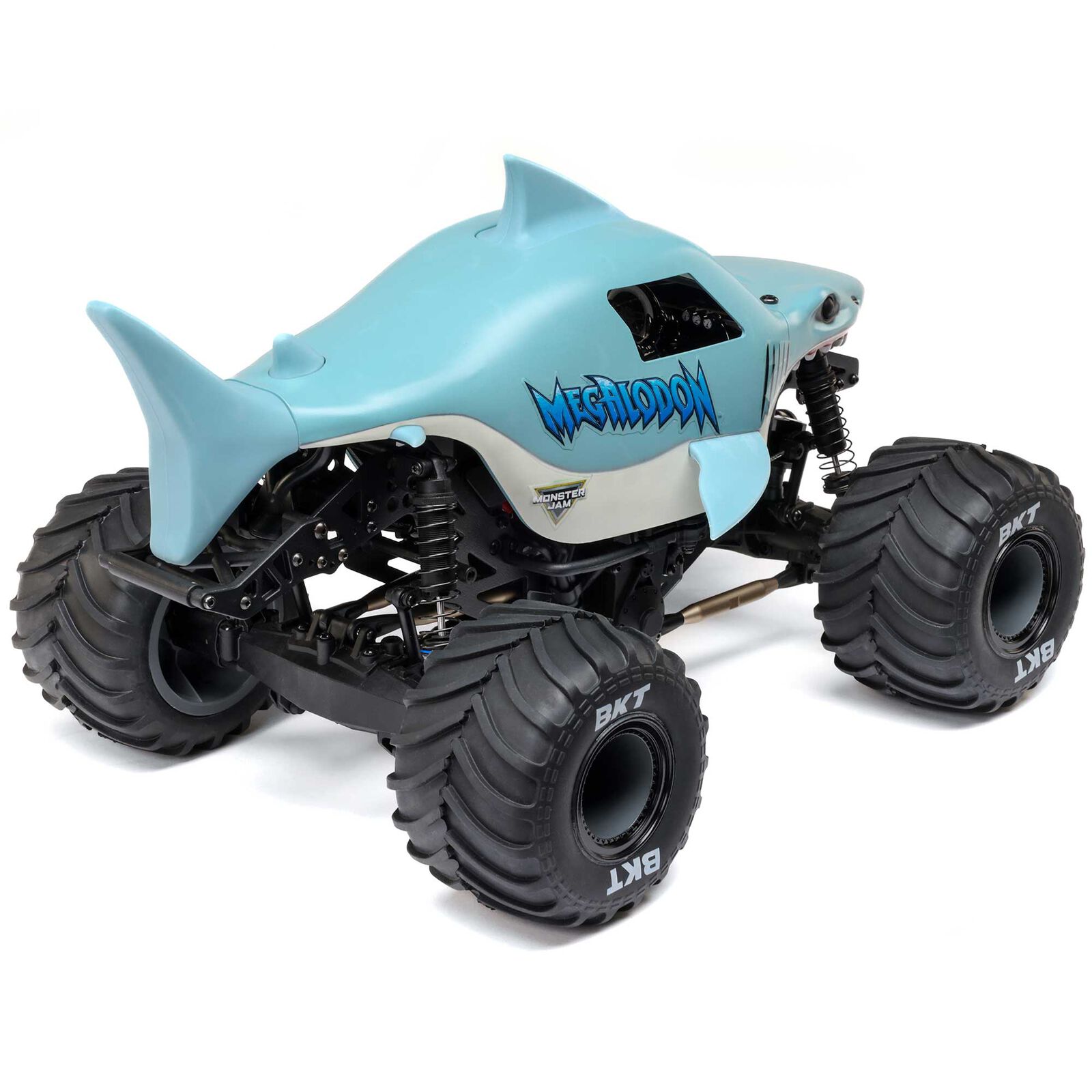 ں߸¨ǼۡHorizon Hobby ۥ饤󡦥ۥӡ LOSI  LMT󥹥 ȥå RTR1/18 Mini LMT Megalodon 2S 4X4 RTR Brushed Monster Truck (Battery & Charger Included), Blue ֡LOS01026T3