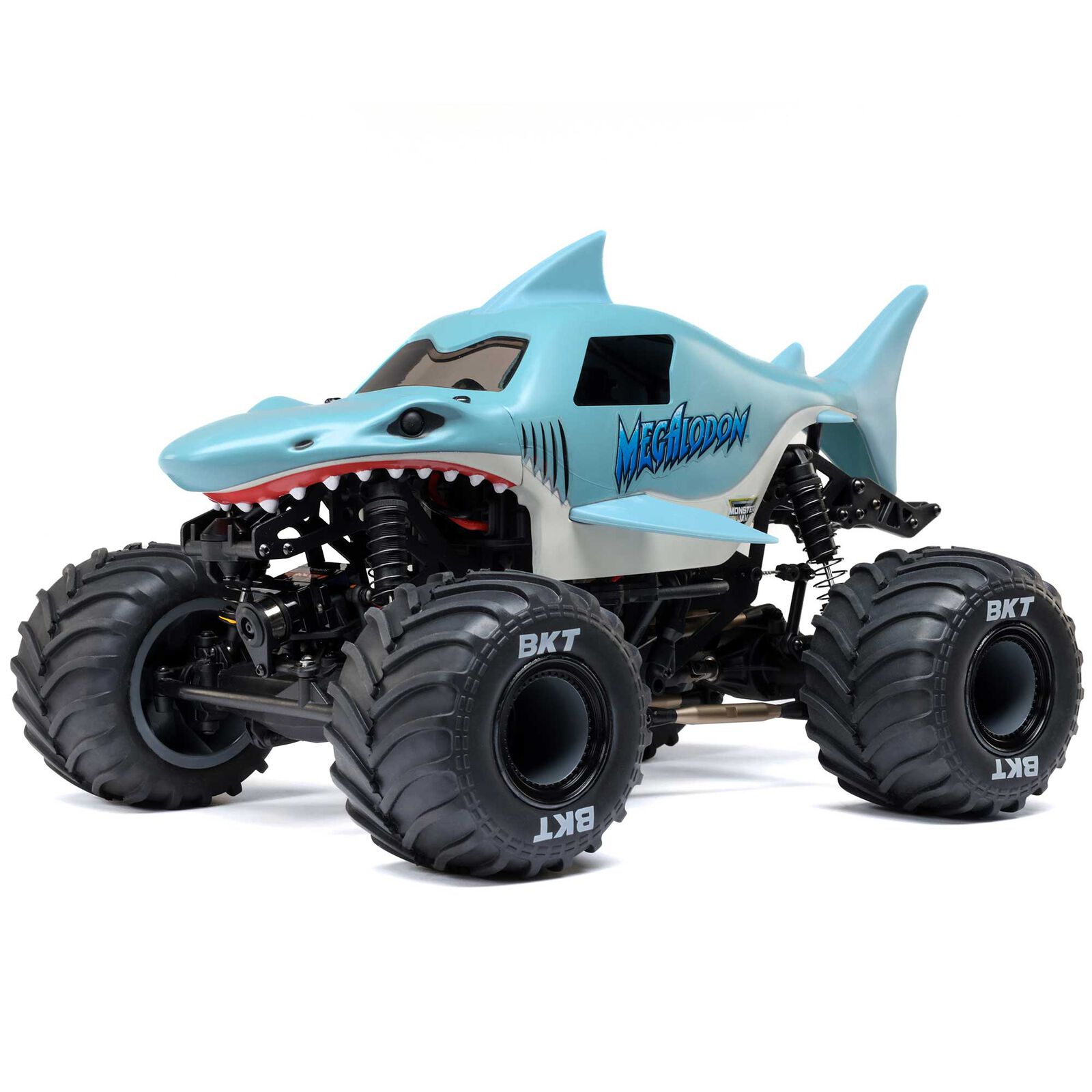 ں߸¨ǼۡHorizon Hobby ۥ饤󡦥ۥӡ LOSI  LMT󥹥 ȥå RTR1/18 Mini LMT Megalodon 2S 4X4 RTR Brushed Monster Truck (Battery & Charger Included), Blue ֡LOS01026T3