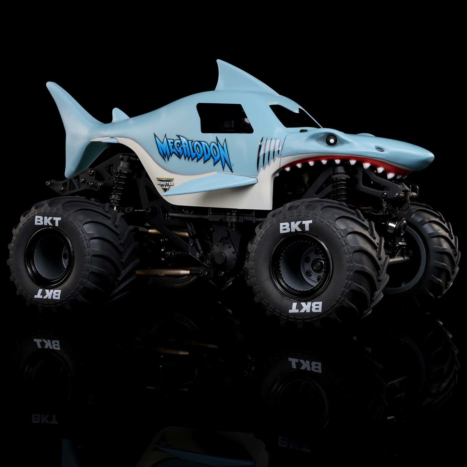 ں߸¨ǼۡHorizon Hobby ۥ饤󡦥ۥӡ LOSI  LMT󥹥 ȥå RTR1/18 Mini LMT Megalodon 2S 4X4 RTR Brushed Monster Truck (Battery & Charger Included), Blue ֡LOS01026T3