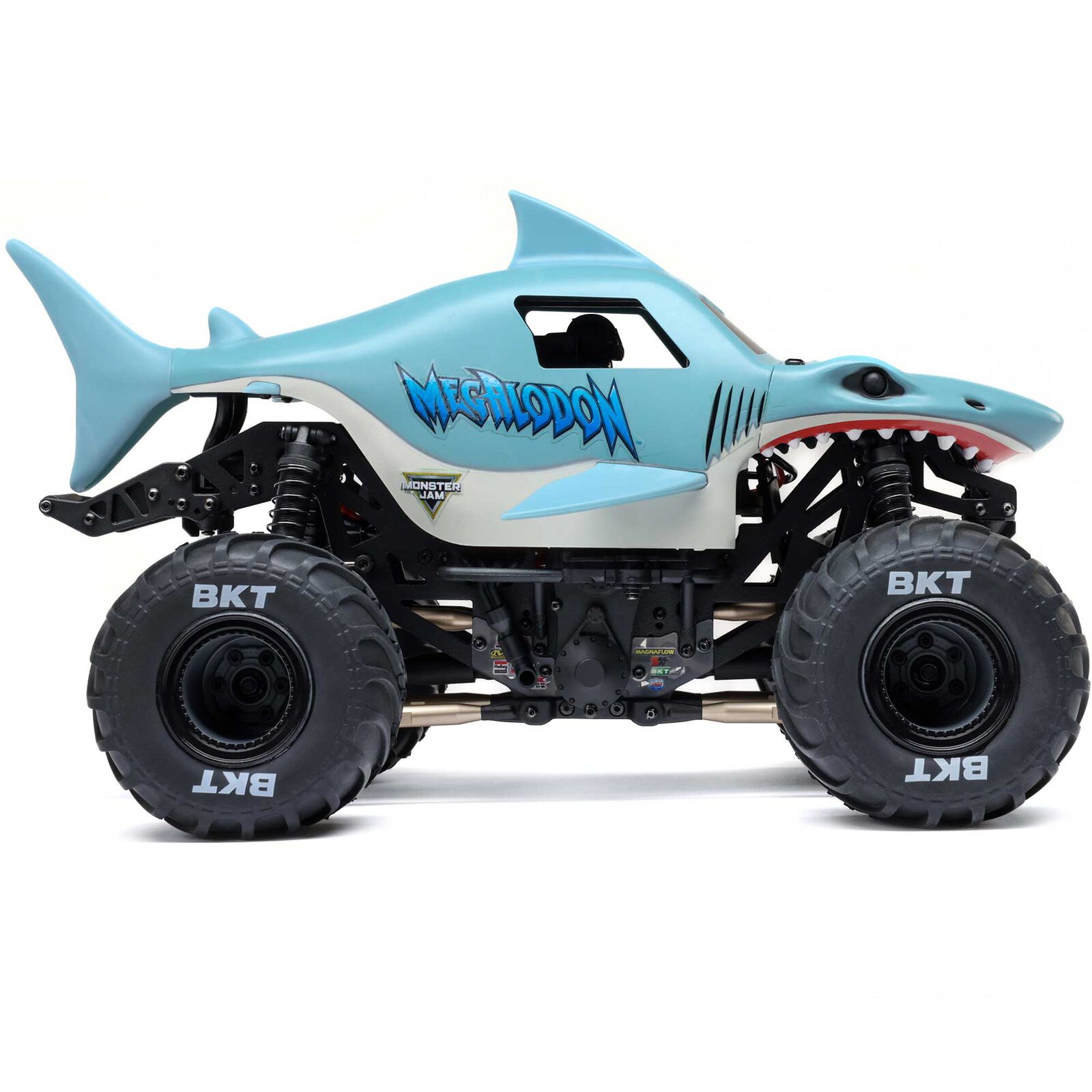 ں߸¨ǼۡHorizon Hobby ۥ饤󡦥ۥӡ LOSI  LMT󥹥 ȥå RTR1/18 Mini LMT Megalodon 2S 4X4 RTR Brushed Monster Truck (Battery & Charger Included), Blue ֡LOS01026T3