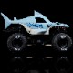ں߸¨ǼۡHorizon Hobby ۥ饤󡦥ۥӡ LOSI  LMT󥹥 ȥå RTR1/18 Mini LMT Megalodon 2S 4X4 RTR Brushed Monster Truck (Battery & Charger Included), Blue ֡LOS01026T3