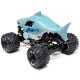 ں߸¨ǼۡHorizon Hobby ۥ饤󡦥ۥӡ LOSI  LMT󥹥 ȥå RTR1/18 Mini LMT Megalodon 2S 4X4 RTR Brushed Monster Truck (Battery & Charger Included), Blue ֡LOS01026T3