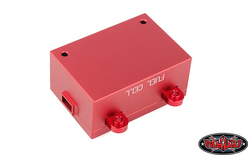 【在庫即納】 RC4WD Billet Aluminum Fuel Cell Radio Box (Red) ビレットアルミ燃料電池ラジオ
