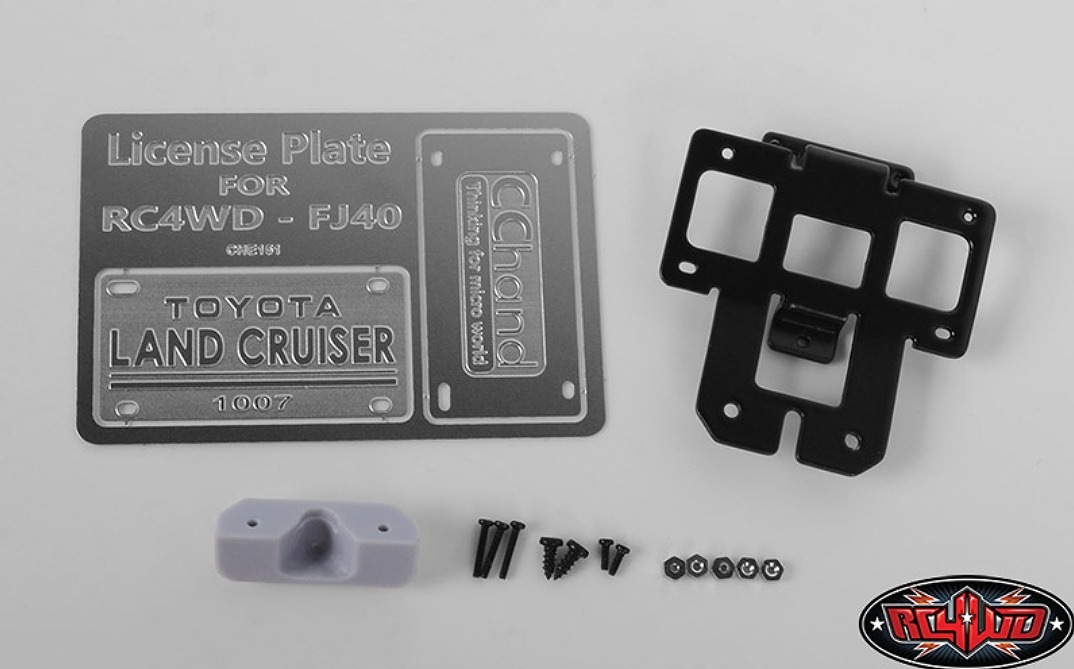 �ں߸�¨Ǽ��Rear License Plate System for RC4WD G2 Cruiser RC4WD G2���롼�����ѥꥢ�ʥ�С��ץ졼�ȥ����ƥ� ���֡�VVV-C0464