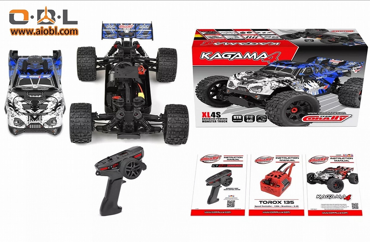 �ڼ���о��ʡ�Team Corally - KAGAMA 4 - RTR - Blue - Brushless Power 4S - No Battery - No Charger�����֡�C-00293-B