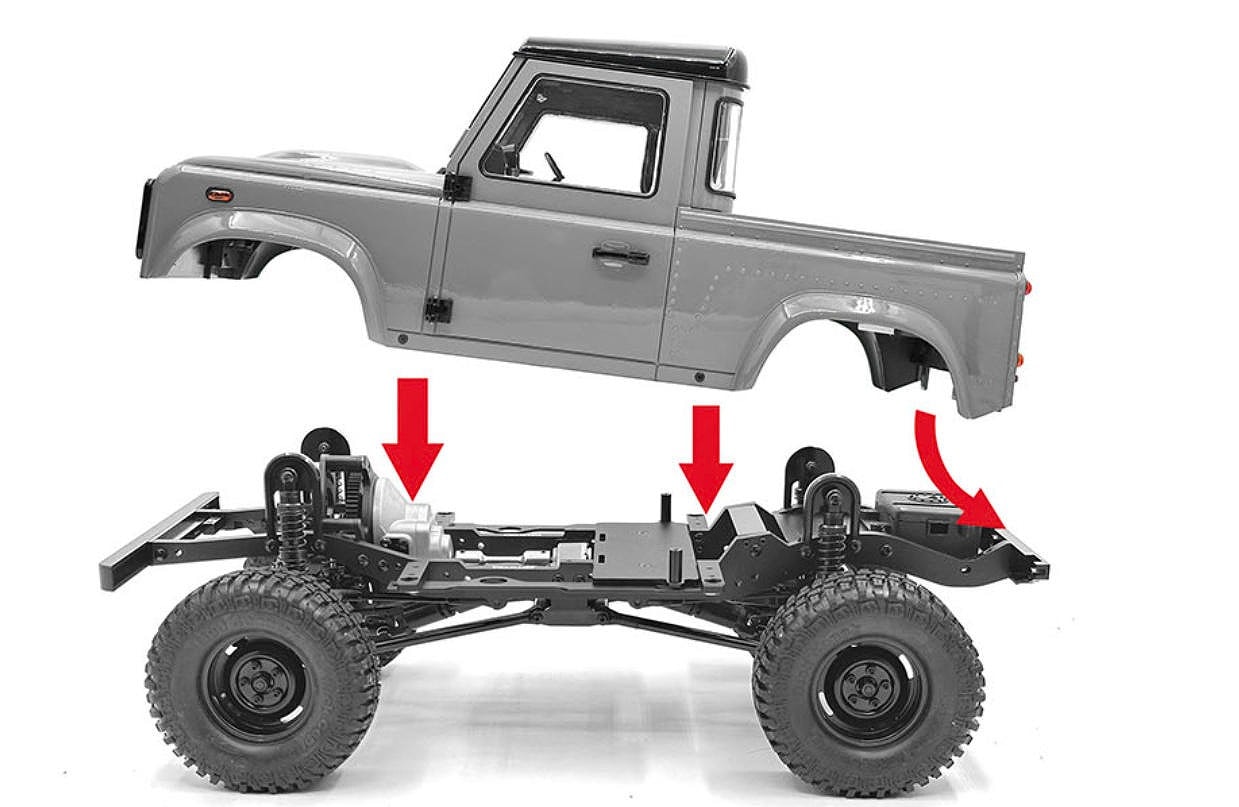�ں߸�¨Ǽ��RC4WD�����ɥ����С� �ǥ��ե������ D90 �� RC4WD �����å���꡼�� �ܥǥ��ޥ���ȡ����֡�Z-S0876