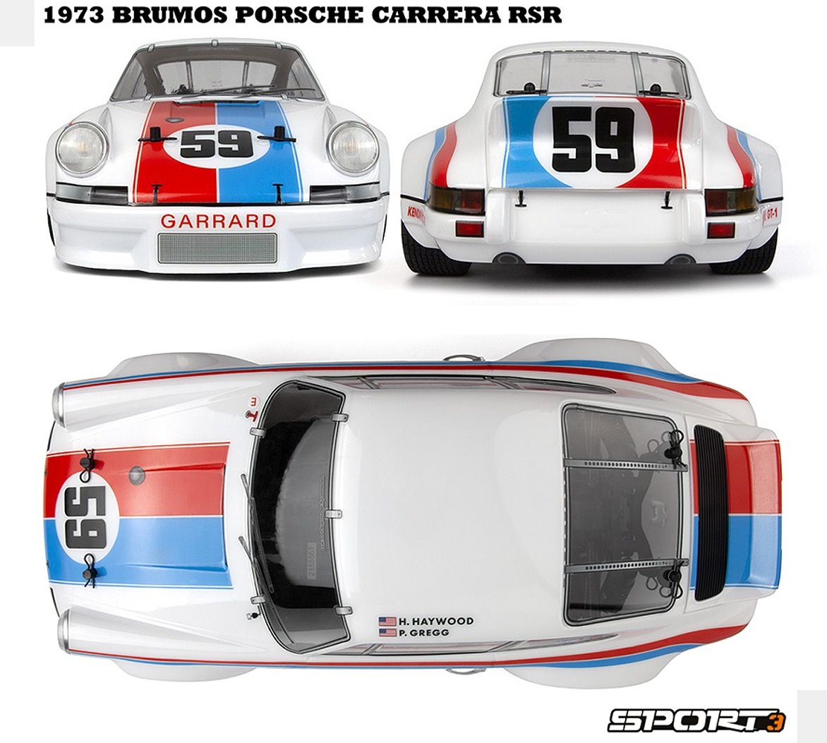 �ڼ���о��ʡ� �������ԡ�������HPI ��hpi-racing�ۡ�Sport 3 1973 Porsche Carrera RSR��1973 �ݥ륷�� ����� RSR�����֡���#160787 Sport 3���ڥ֥饷�쥹�С������ۥХåƥ꡼�ʤ�/�ʰ׽��Ŵ�ʤ�