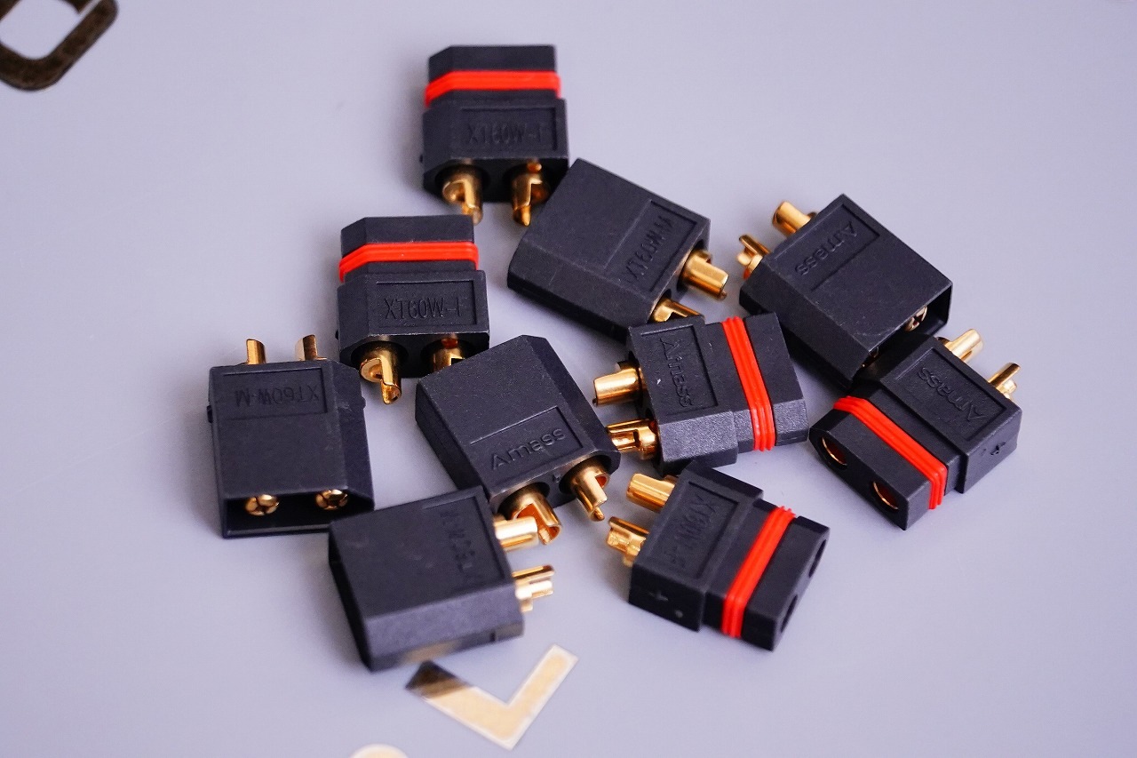 Amass純正コネクター【防水】 XTコ60ネクター 5セット | HOBBYWING