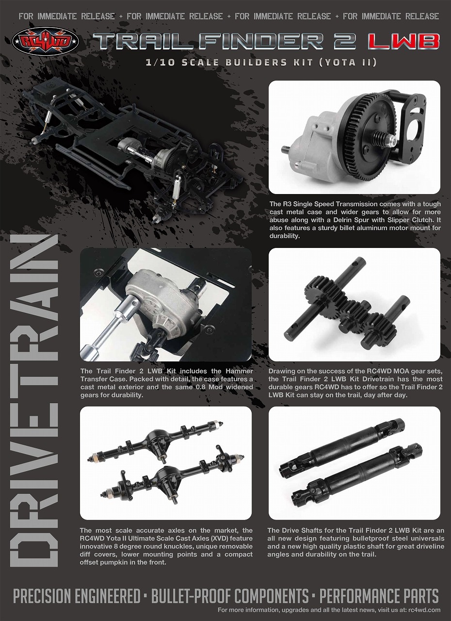 �ڼ���о��ʡ�RC4WD �ȥ쥤��ե��������2 "LWB" 1/10���������Ȥ�Ω�ƥ��åȡ�Yota II�� ���֡�Z-K0075