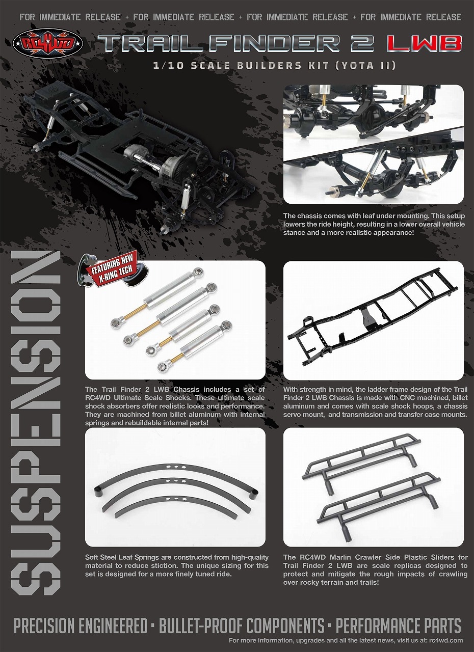 �ڼ���о��ʡ�RC4WD �ȥ쥤��ե��������2 "LWB" 1/10���������Ȥ�Ω�ƥ��åȡ�Yota II�� ���֡�Z-K0075