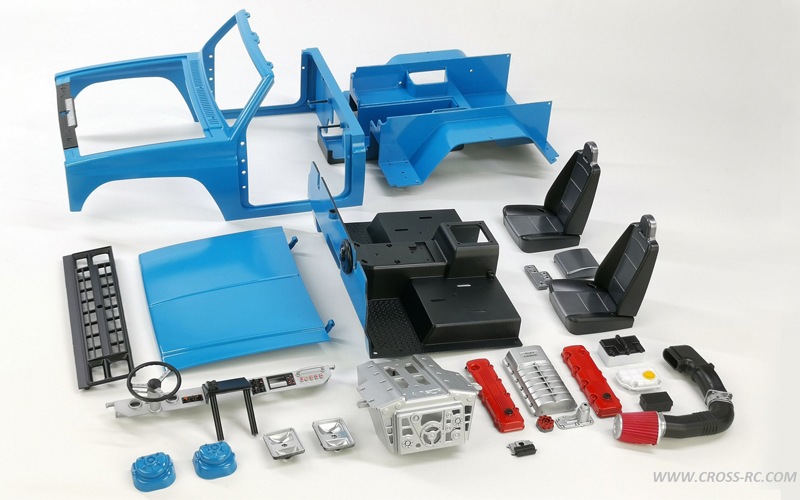 �ں߸�¨Ǽ�ۡ�CROSSRC��XT4��XT-4 Rock Crawler Kit����Ω���åȡ�