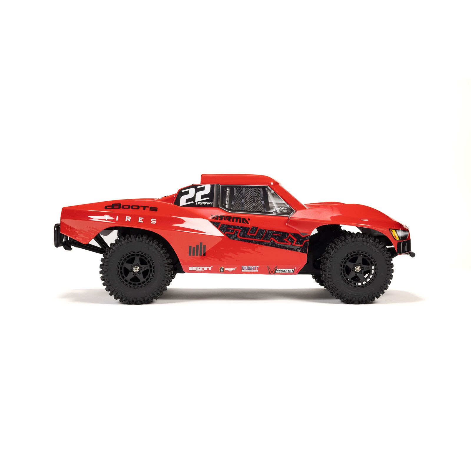 ڼоʡ1/10 FURY MEGA 550 2WD Short Course Truck RTR with Battery & Charger, RedARA3221ST1