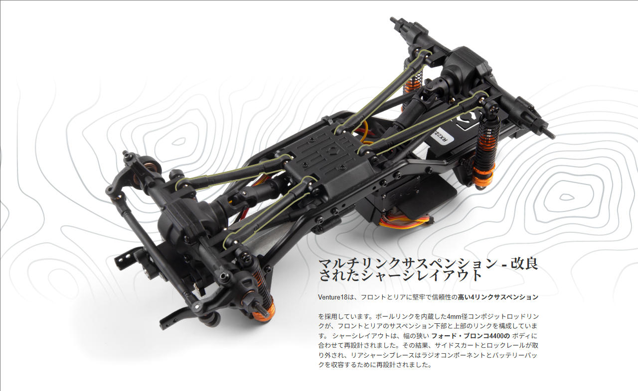 �ں߸�¨Ǽ�ۡ�hpi-racing�ۡڥ������ԡ�������HPI Racing Venture18 U4 Ford Bronco 4400 �����֡�#160805�ۡڥ֥饷�쥹�⡼�������͡�