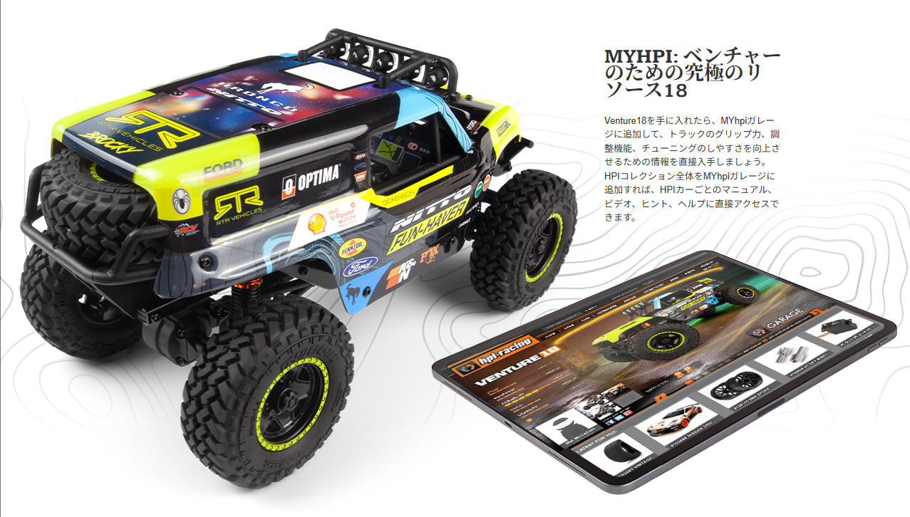 �ں߸�¨Ǽ�ۡ�hpi-racing�ۡڥ������ԡ�������HPI Racing Venture18 U4 Ford Bronco 4400 �����֡�#160805�ۡڥ֥饷�쥹�⡼�������͡�