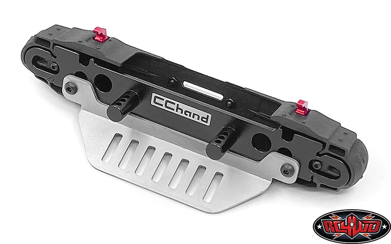 �ڼ���о��ʡۡ�CCHAND�ۥե���ȥХ�ѡ���LED�饤�ȡ���������������դ��ޤ����OEM Narrow Front Winch Bumper for Axial 1/10 SCX10 III Jeep ��Gladiat������VVV-C1101