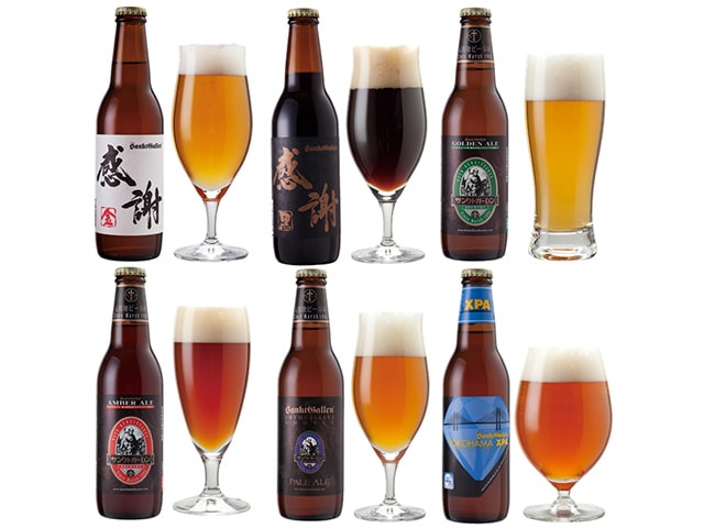 感謝ビール入6種6本クラフトビール飲み比べセット　各ビン330ml