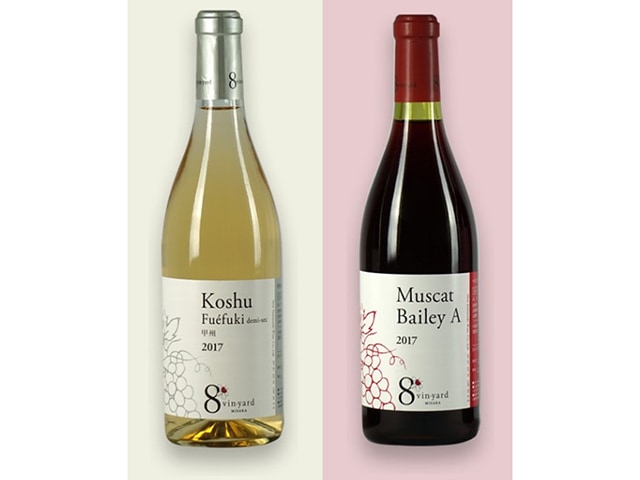 ニュー山梨ワイン 1.8Lワイン　中口・軽口2本セット(甲州(白・中辛口)、マスカットベーリーA(赤・軽口) 各1本)