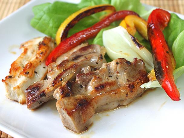 川俣シャモ　ステーキ2種セット　計500g