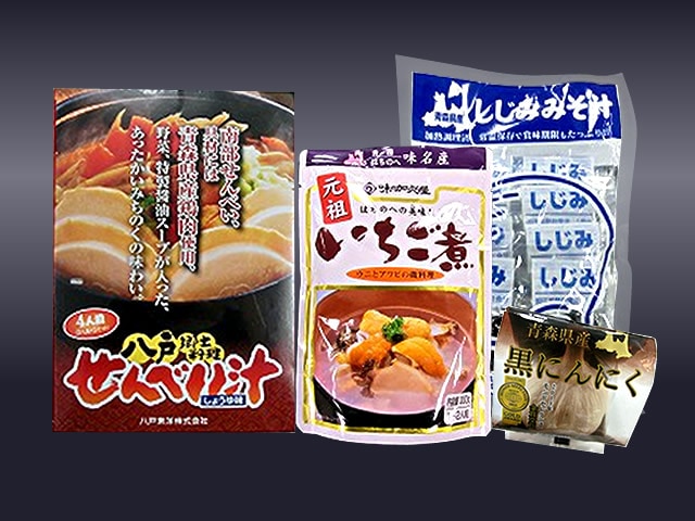 青森厳選　せんべい汁・黒にんにく4種セット