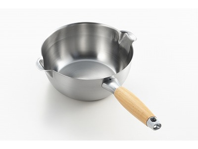 アイカタ　両口ステンレス雪平鍋18cm