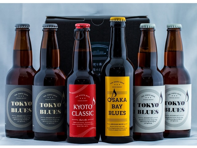 (東京・大阪・京都)この街を奏でる音楽のようなビール　ビン4種6本　各330ml