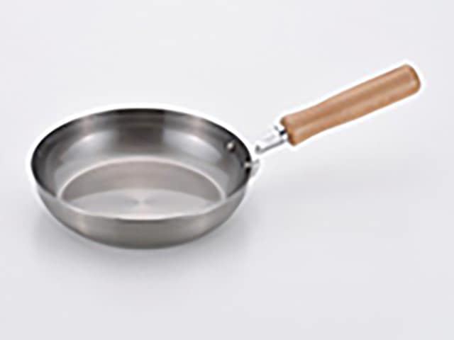 千歳 鉄 木柄フライパン18cm