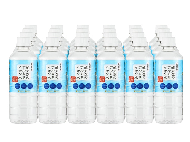 純天然のアルカリイオン水　金城の華　500ml×24本
