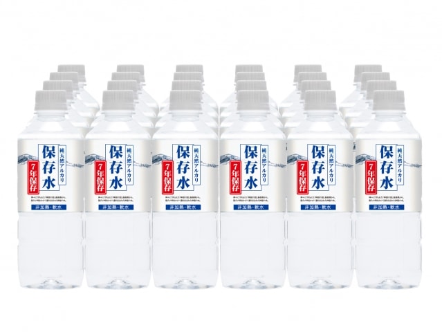 純天然アルカリ保存水　7年保存　500ml×24本