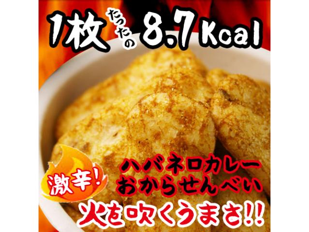ハバネロカレーおから煎餅(150g×4袋)
