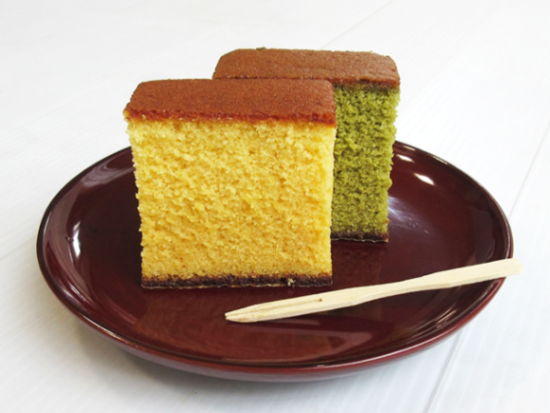 長崎街道カステラ2本セット(蜂蜜・抹茶)